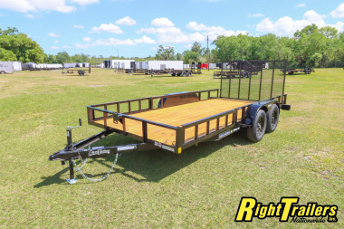 New 2025 7X16 Triple Crown ATV Utility Trailer