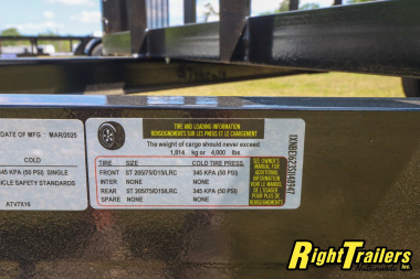 New 2025 7X16 Triple Crown ATV Utility Trailer