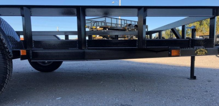 New 2025 Road Boss 77" x 10' Single Axle with 4' Gate Utility Trailer