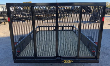 New 2025 Road Boss 77" x 10' Single Axle with 4' Gate Utility Trailer
