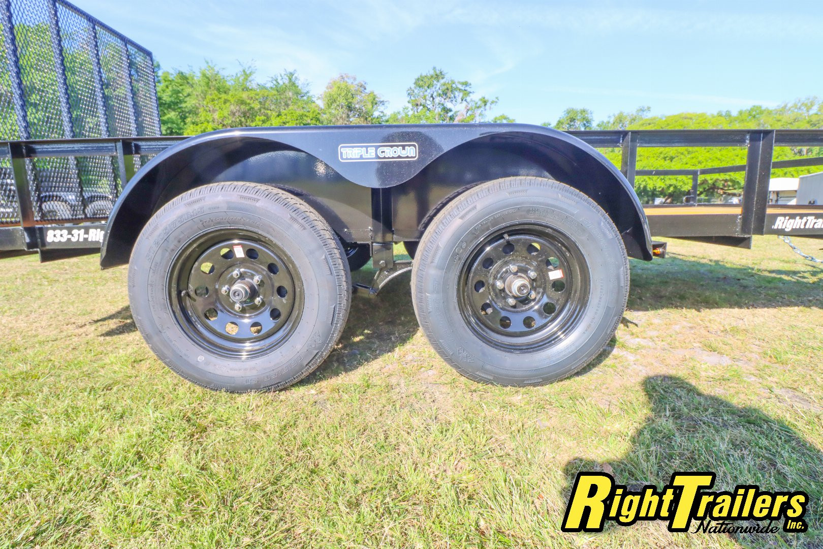 New 2025 6x14 Triple Crown Utility Trailer