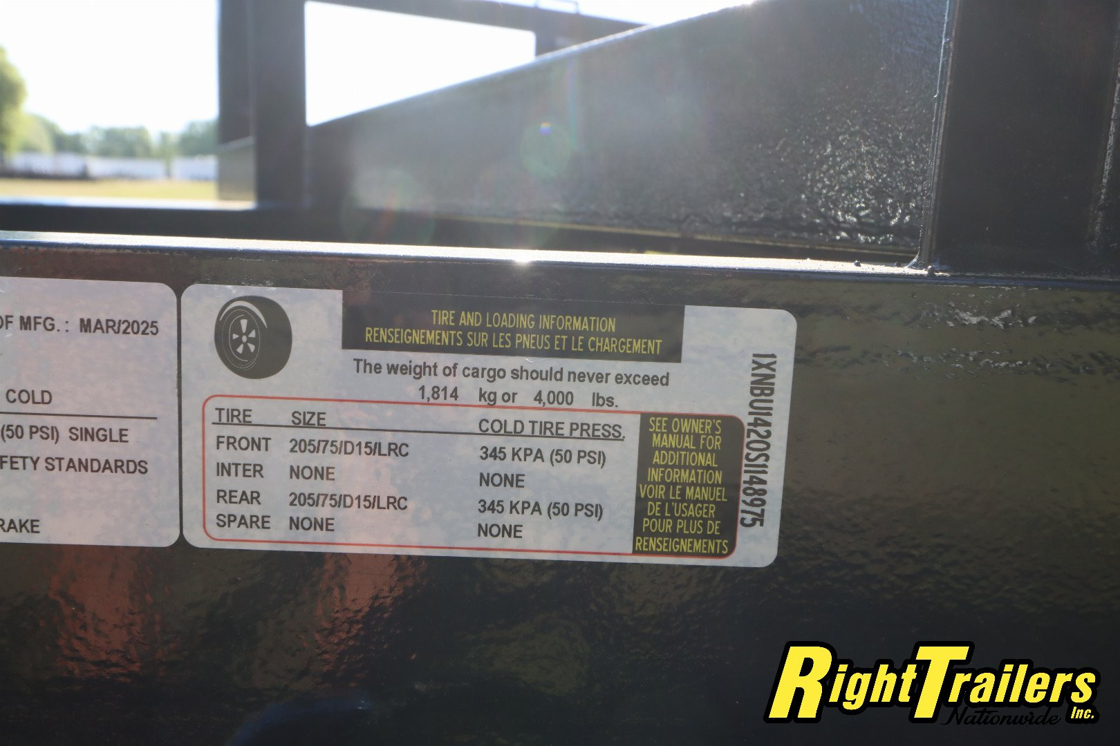 New 2025 6x14 Triple Crown Utility Trailer