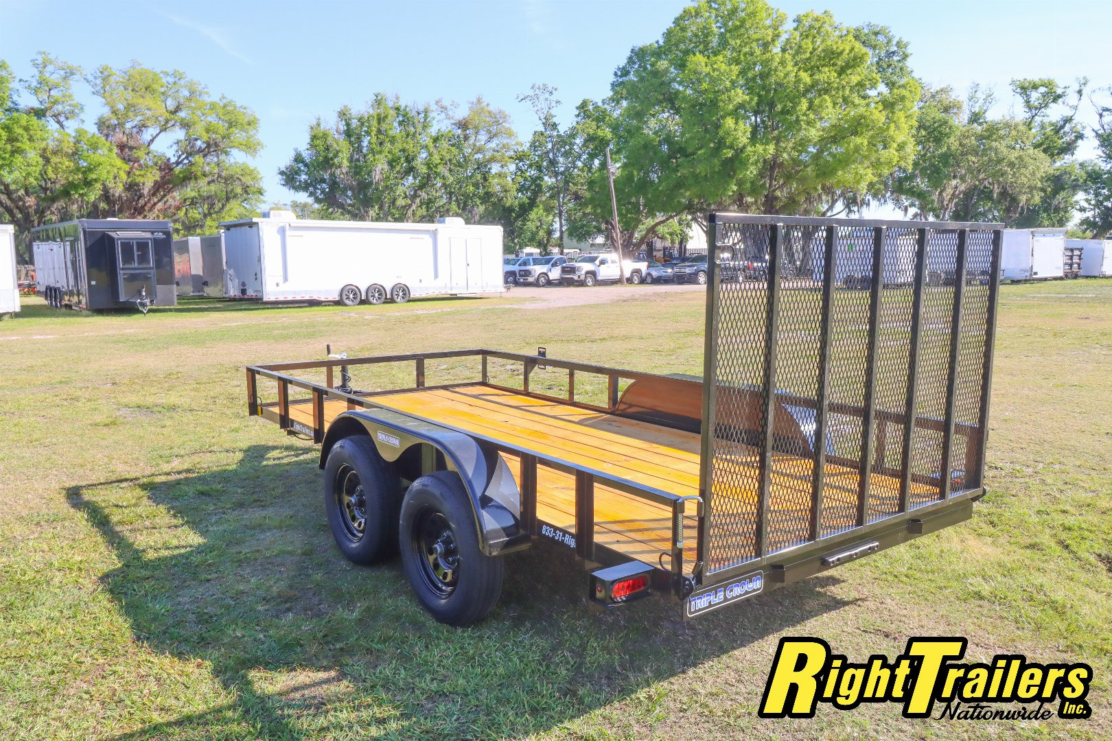 New 2025 6x14 Triple Crown Utility Trailer