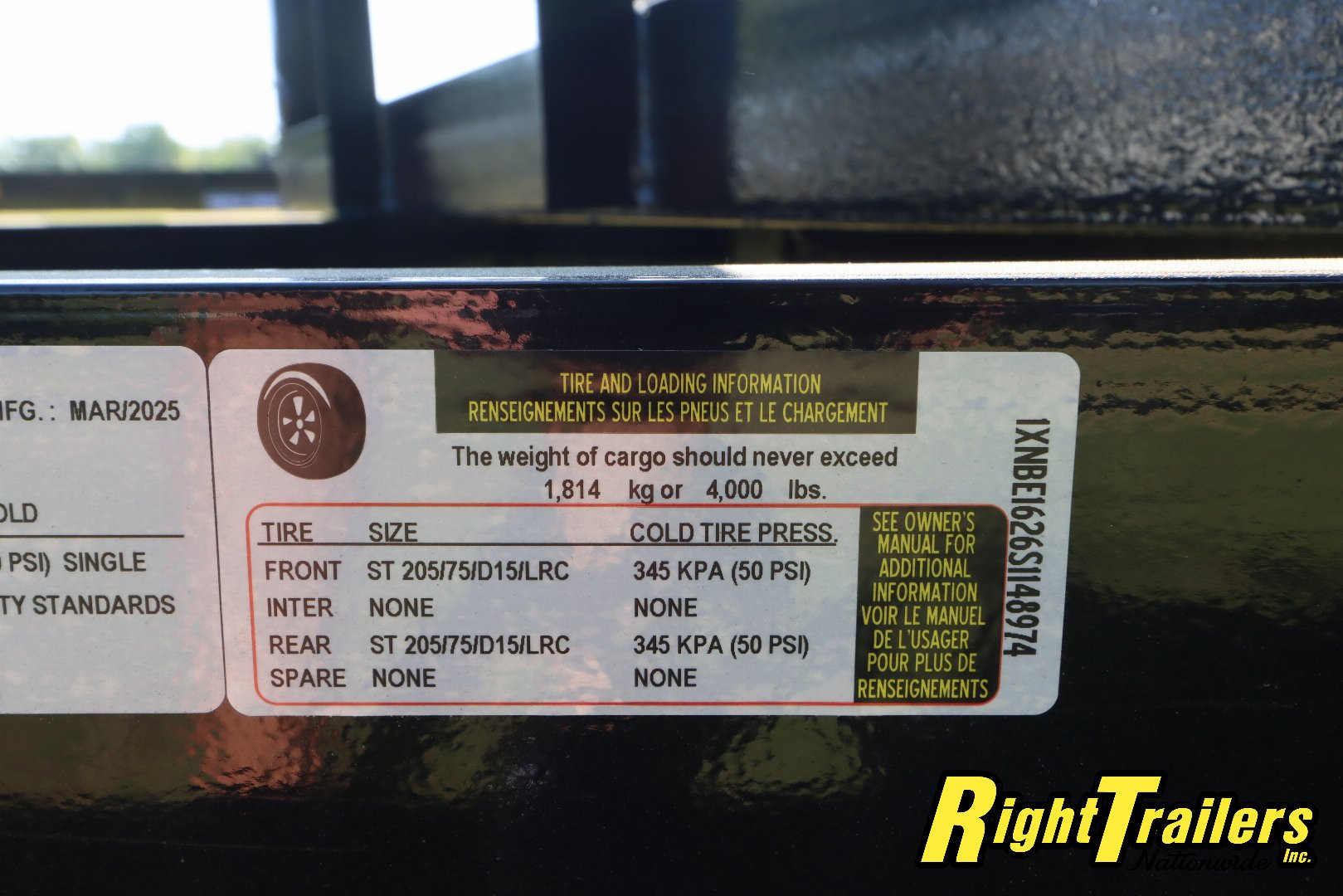 New 2025 7X16 Triple Crown ATV Utility Trailer