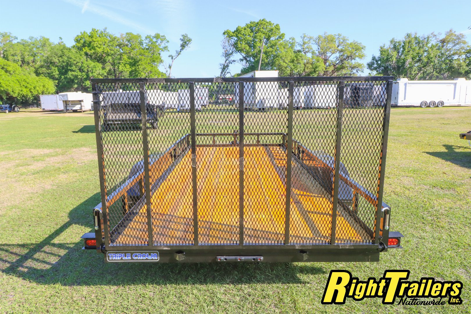 New 2025 7X16 Triple Crown ATV Utility Trailer