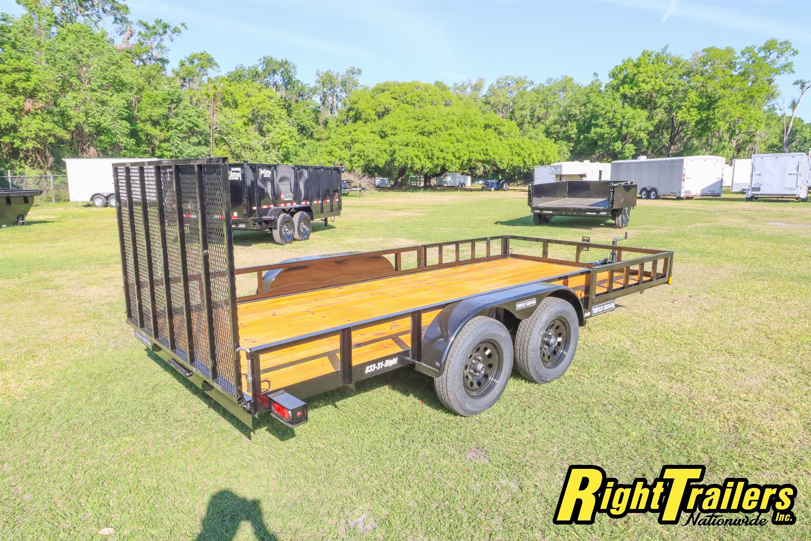 New 2025 7X16 Triple Crown ATV Utility Trailer