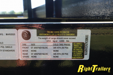 New 2025 7X16 Triple Crown ATV Utility Trailer