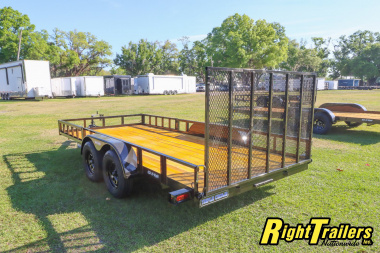 New 2025 7X16 Triple Crown ATV Utility Trailer