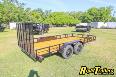 New 2025 7X16 Triple Crown ATV Utility Trailer
