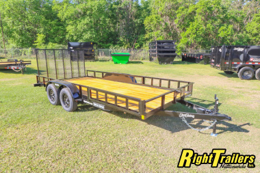 New 2025 7X16 Triple Crown ATV Utility Trailer