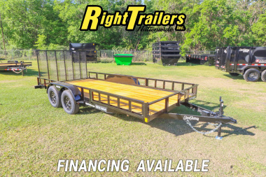 New 2025 7X16 Triple Crown ATV Utility Trailer