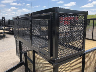 New 2025 Road Boss 83"x14' Tandem Axle landscape with 2' Sides Landscape Trailer