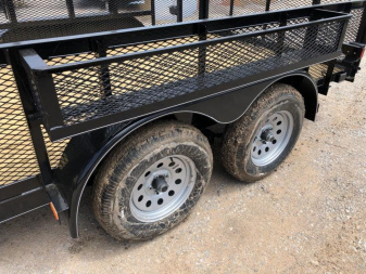 New 2025 Road Boss 83"x14' Tandem Axle landscape with 2' Sides Landscape Trailer