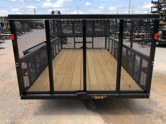 New 2025 Road Boss 83"x14' Tandem Axle landscape with 2' Sides Landscape Trailer