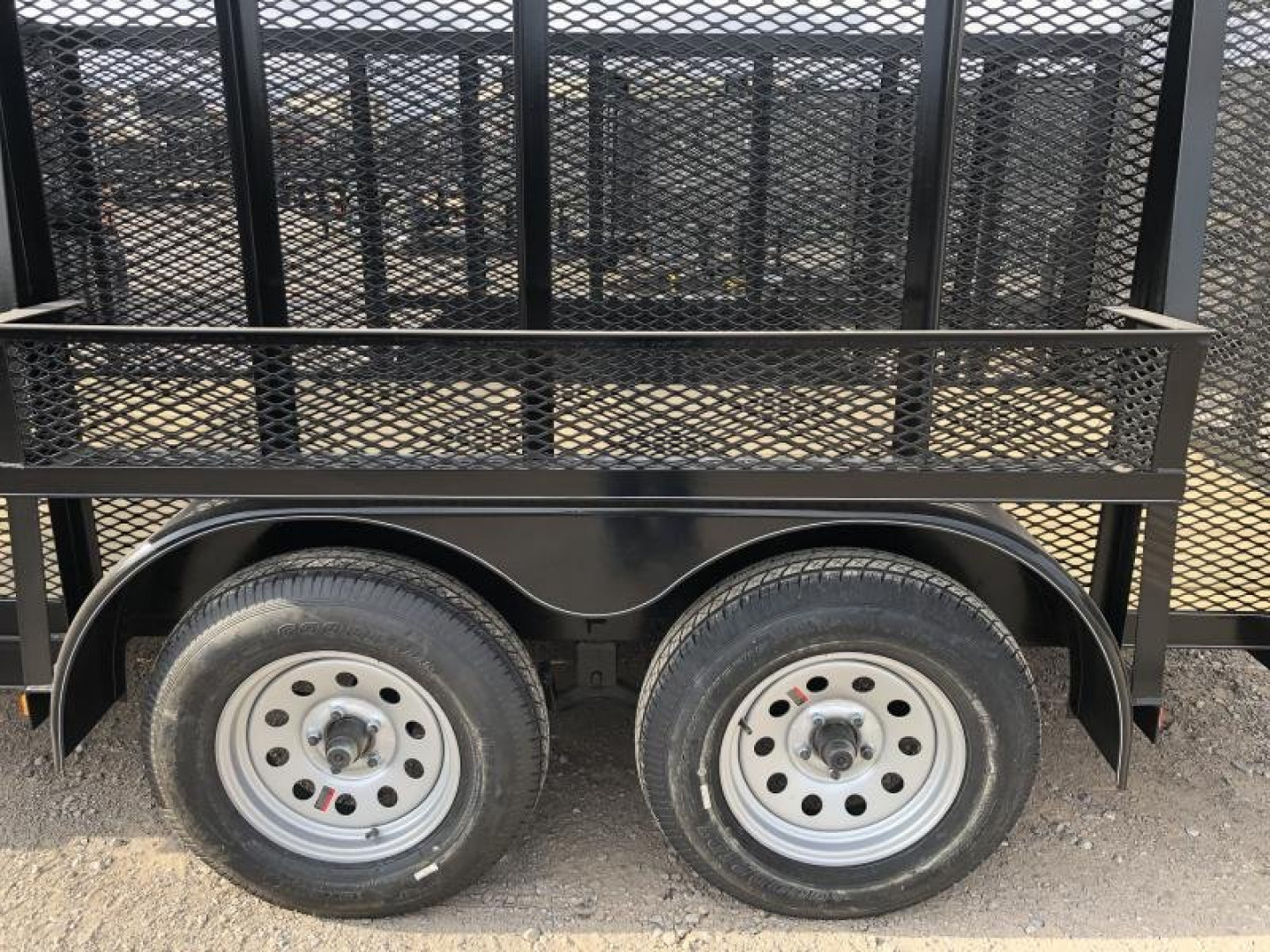 New 2025 Road Boss 83"x 14 Tandem Axle Landscape Trailer with 4' Sides Landscape Trailer