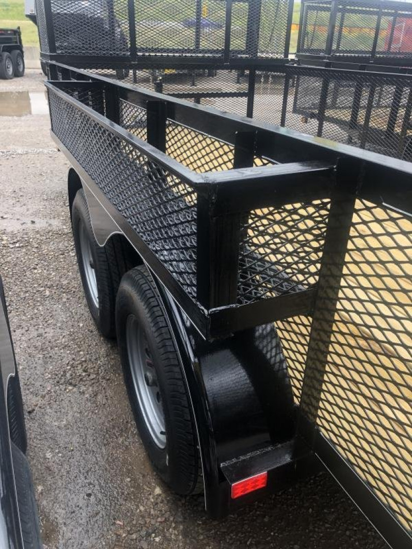 New 2025 Road Boss 83"x16' Tandem Axle Landscape with 2' Sides Landscape Trailer