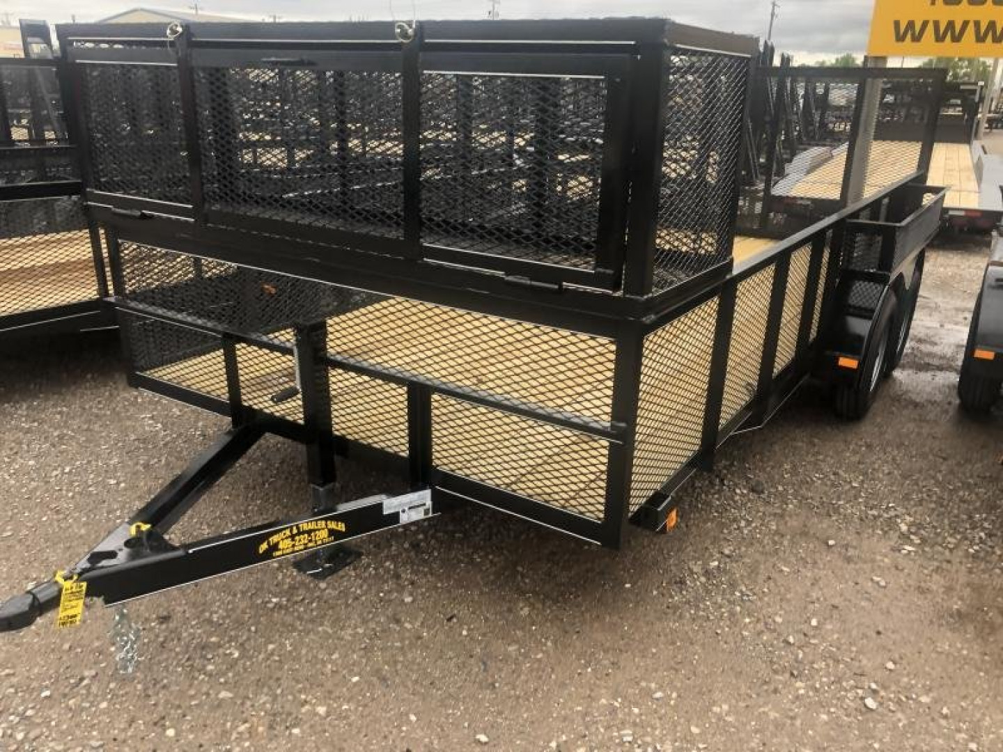 New 2025 Road Boss 83"x16' Tandem Axle Landscape with 2' Sides Landscape Trailer