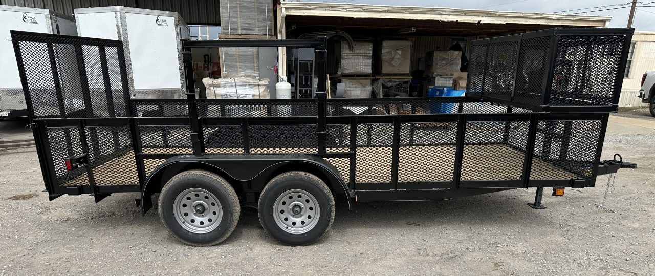 New 2026 Road Boss 83"x16' Tandem Axle Landscape with 2' Sides Landscape Trailer