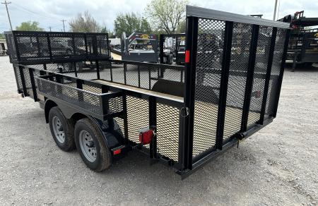 New 2026 Road Boss 83"x16' Tandem Axle Landscape with 2' Sides Landscape Trailer