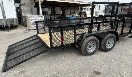 New 2026 Road Boss 83"x16' Tandem Axle Landscape with 2' Sides Landscape Trailer