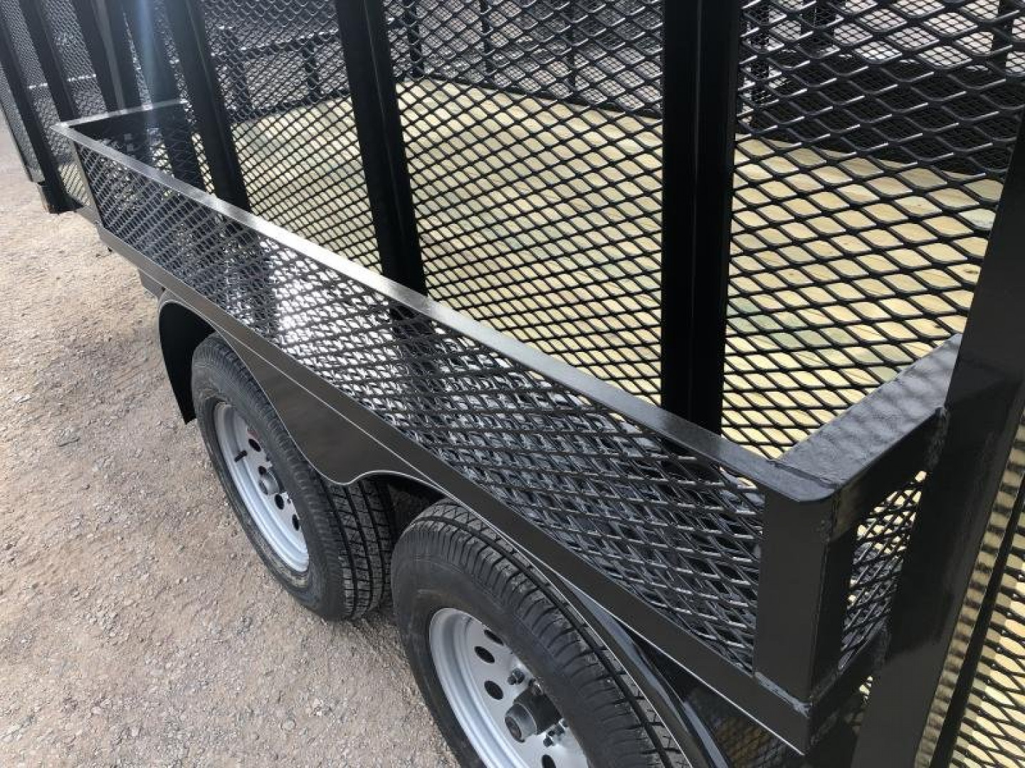 New 2025 Road Boss 83"x16' Tandem Axle Landscape with 4' Sides Landscape Trailer