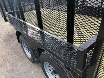 New 2025 Road Boss 83"x16' Tandem Axle Landscape with 4' Sides Landscape Trailer