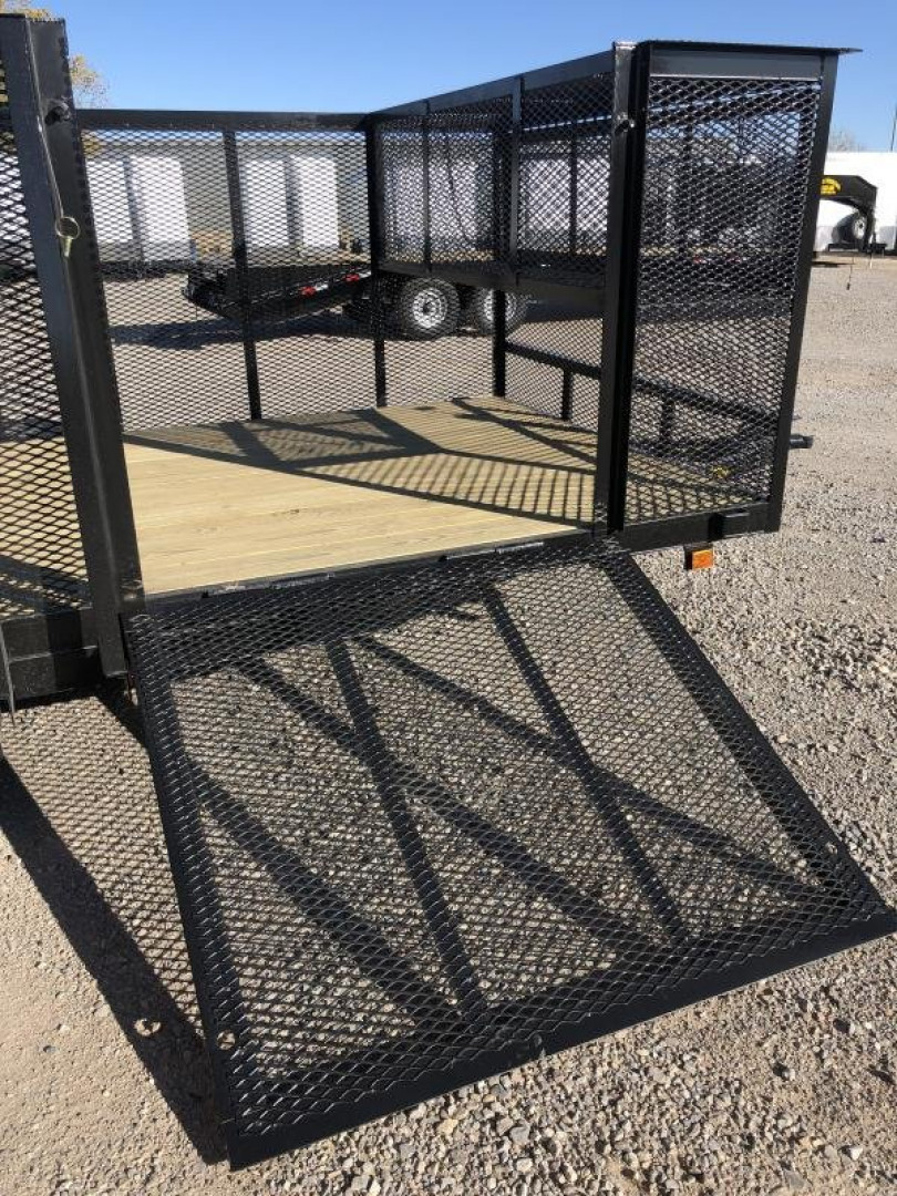 New 2025 Road Boss 83"x18' Landscape 4'sides & Side gate Landscape Trailer