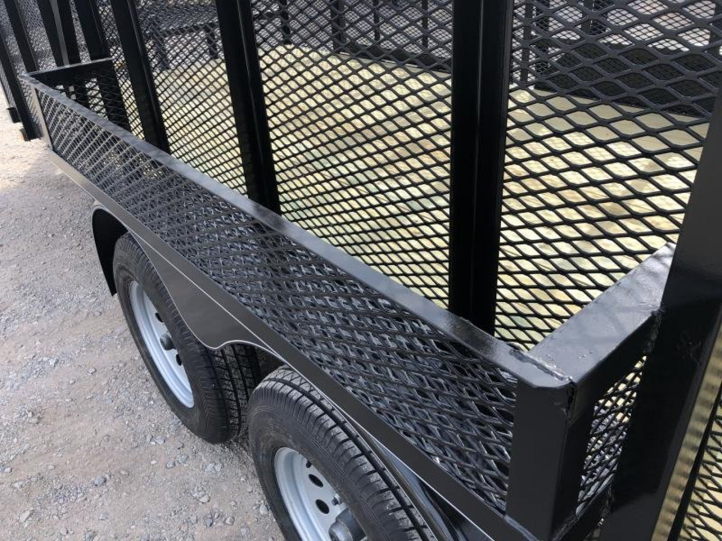 New 2025 Road Boss 83"x18' Landscape 4'sides & Side gate Landscape Trailer