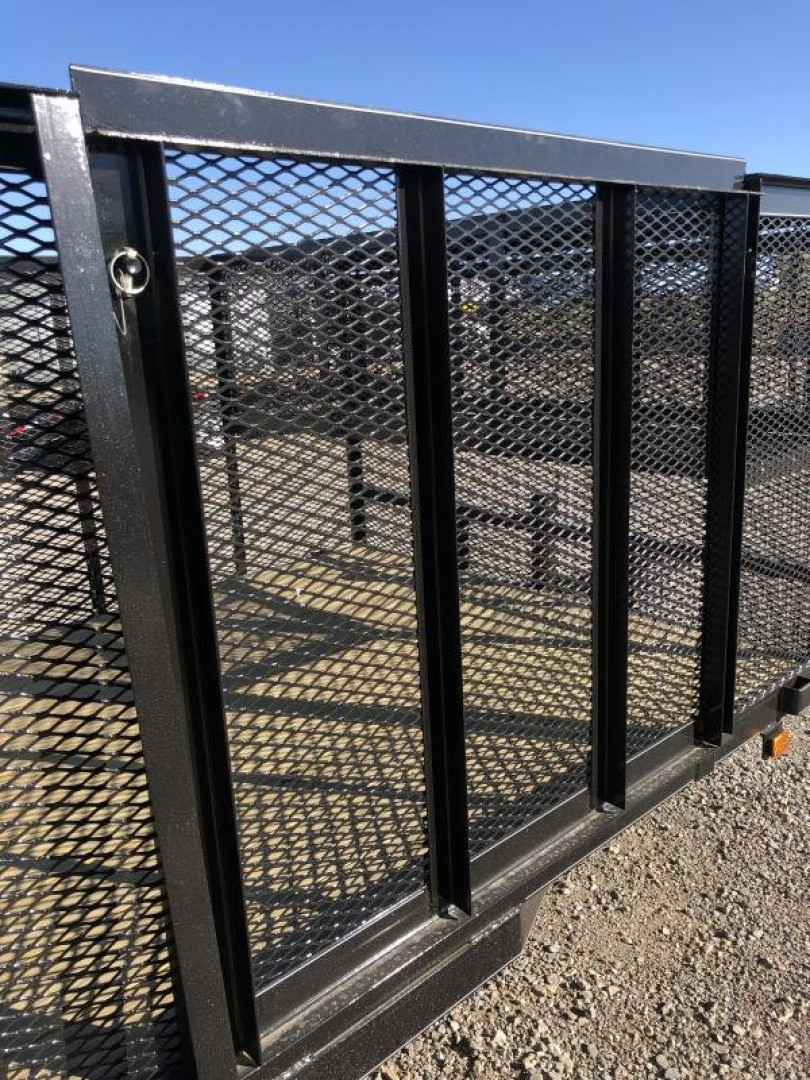 New 2025 Road Boss 83"x18' Landscape 4'sides & Side gate Landscape Trailer