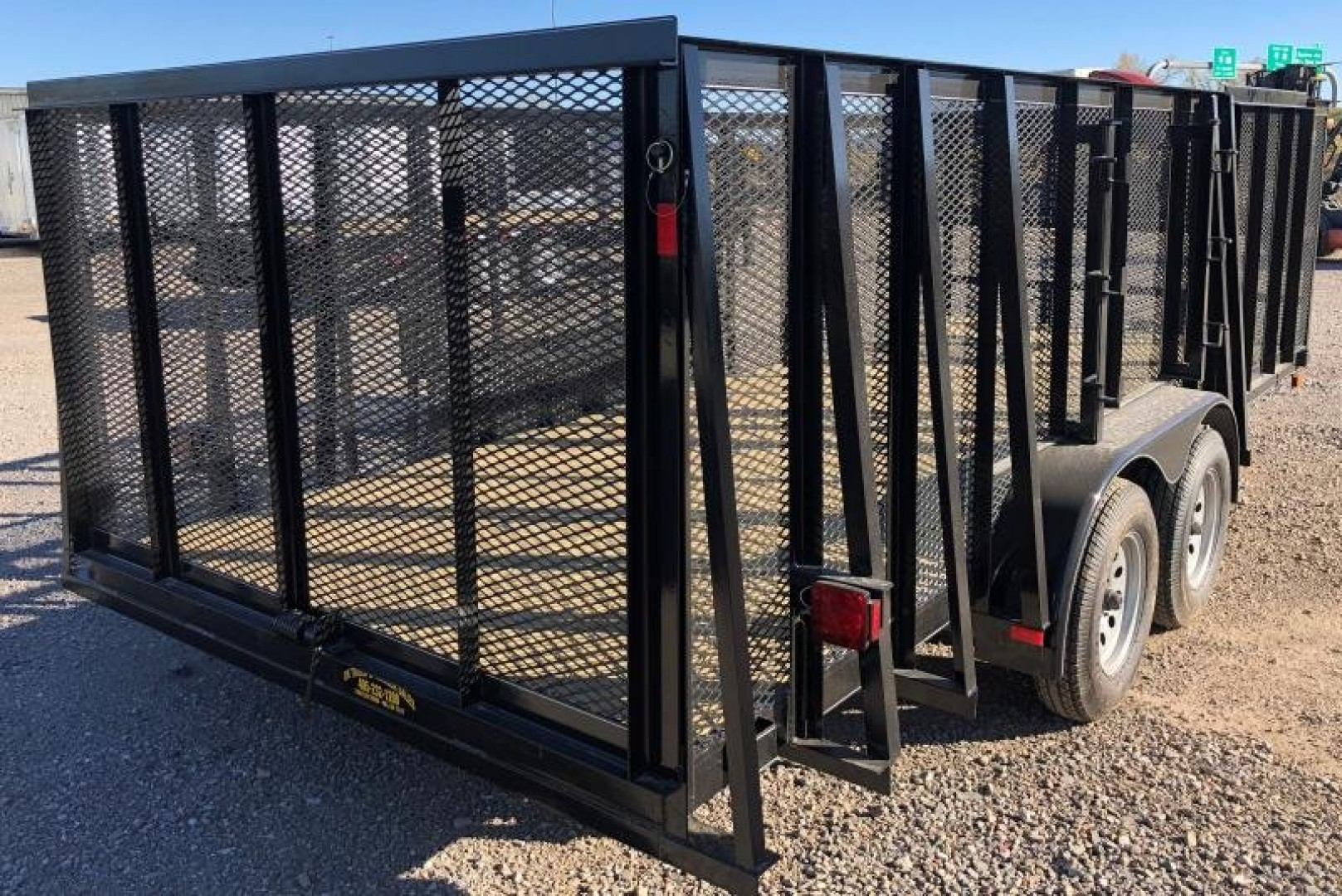 New 2025 Road Boss 83"x18' Landscape 4'sides & Side gate Landscape Trailer