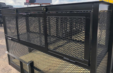 New 2025 Road Boss 83"x18' Landscape 4'sides & Side gate Landscape Trailer