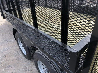 New 2025 Road Boss 83"x18' Landscape 4'sides & Side gate Landscape Trailer