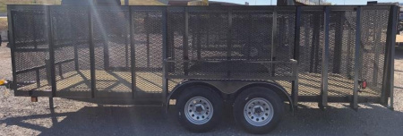 New 2025 Road Boss 83"x18' Landscape 4'sides & Side gate Landscape Trailer