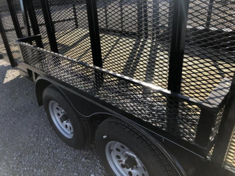 New 2025 Road Boss 83"x18' Landscape 4'sides & Side gate Landscape Trailer