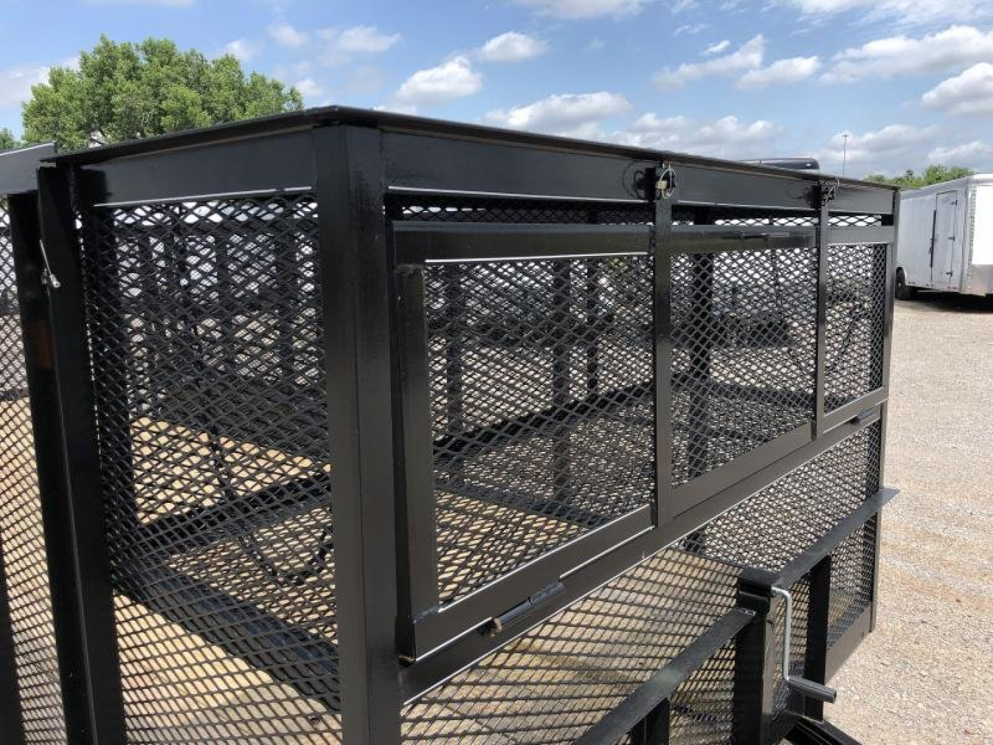 New 2025 Road Boss 83"x20' Tandem Axle Landscape with 4' Sides & Side gate Landscape Trailer