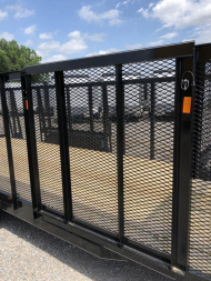 New 2025 Road Boss 83"x20' Tandem Axle Landscape with 4' Sides & Side gate Landscape Trailer