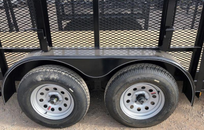 New 2025 Road Boss 83"x20' Tandem Axle Landscape with 4' Sides & Side gate Landscape Trailer