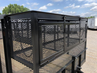 New 2025 Road Boss 83"x20' Tandem Axle Landscape with 4' Sides & Side gate Landscape Trailer