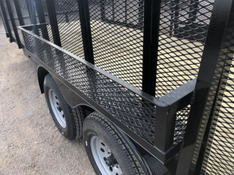 New 2025 Road Boss 83"x20' Tandem Axle Landscape with 4' Sides & Side gate Landscape Trailer