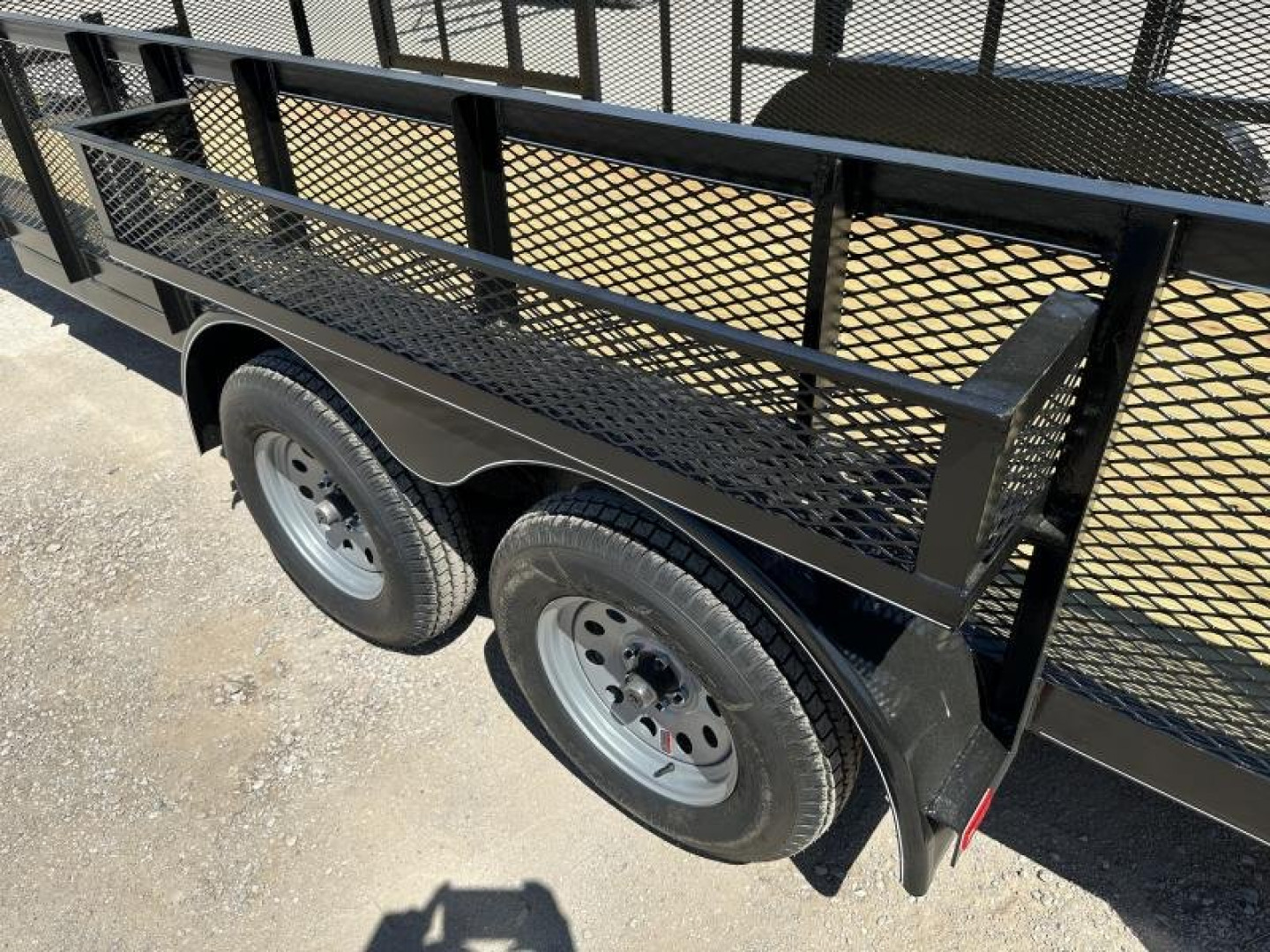 New 2025 Road Boss 83"x20' Tandem Axle Landscape, 2' Sides & Side gate Landscape Trailer