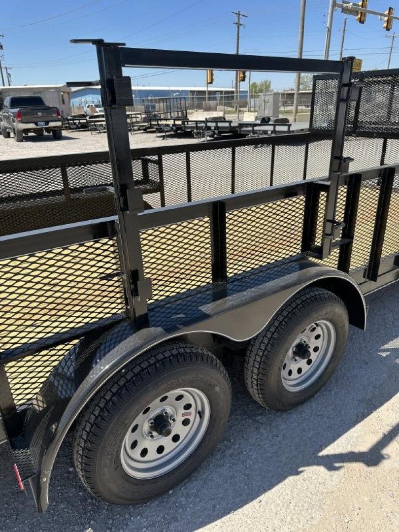 New 2025 Road Boss 83"x20' Tandem Axle Landscape, 2' Sides & Side gate Landscape Trailer
