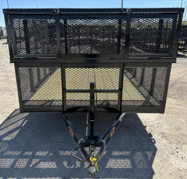 New 2025 Road Boss 83"x20' Tandem Axle Landscape, 2' Sides & Side gate Landscape Trailer