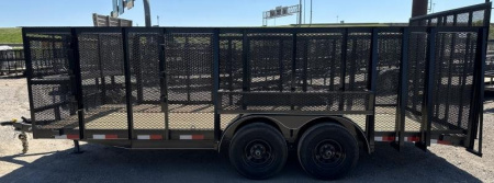 New 2025 Road Boss 83"x18' Medium Duty Landscape Trailer