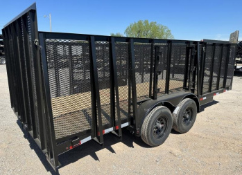 New 2025 Road Boss 83"x18' Medium Duty Landscape Trailer