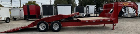New 2025 East Texas 24' Gooseneck Lowstyle Tilt Trailer