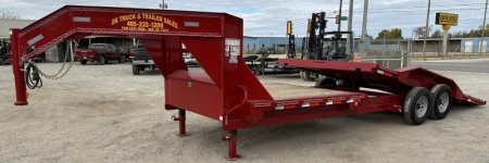 New 2025 East Texas 24' Gooseneck Lowstyle Tilt Trailer