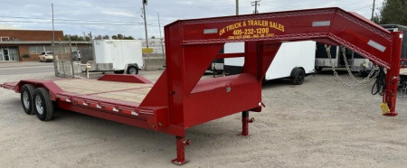 New 2025 East Texas 24' Gooseneck Lowstyle Tilt Trailer