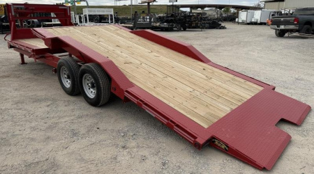 New 2025 East Texas 24' Gooseneck Lowstyle Tilt Trailer