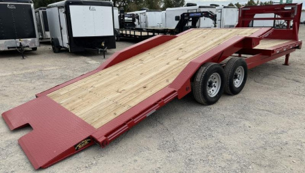 New 2025 East Texas 24' Gooseneck Lowstyle Tilt Trailer