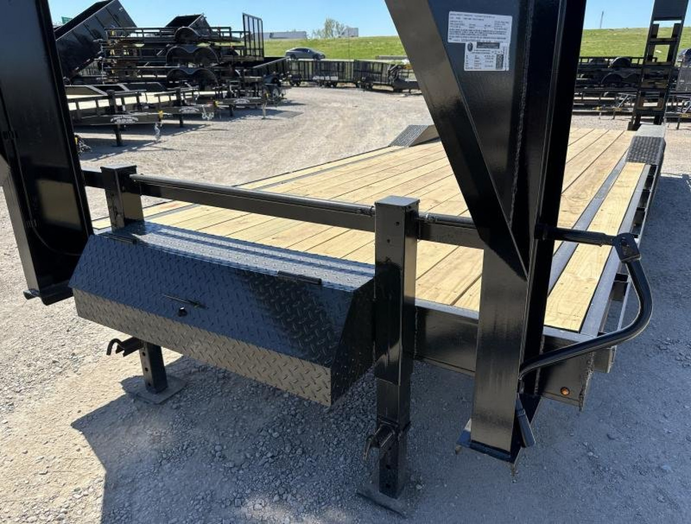 New 2025 Road Boss 102"x24' Gooseneck Lowstyle Equipment Trailer